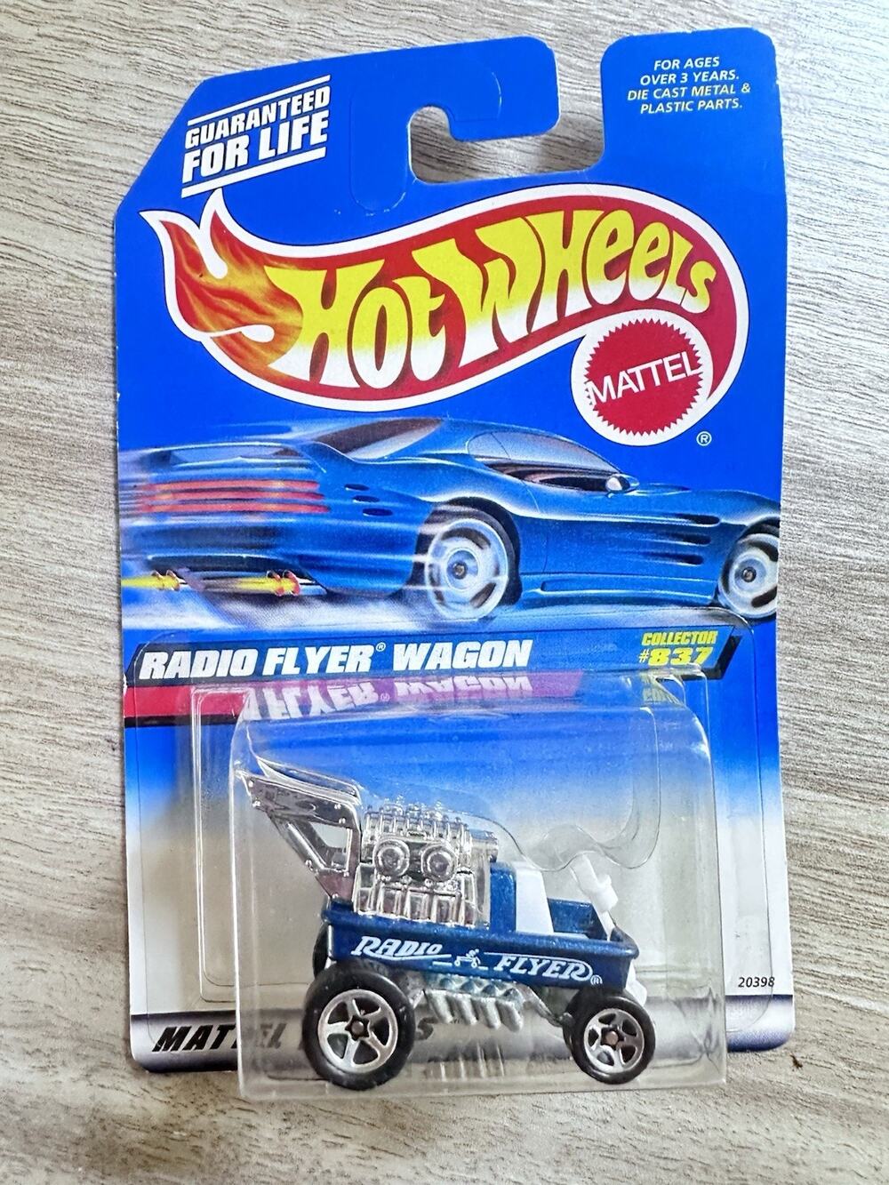 Hot Wheels Radio Flyer Wagon Collector #837 Blue Hotwheels New